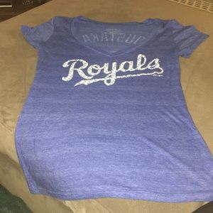 Kansas City Royals “#8 Moustakas” V-Neck t-shirt